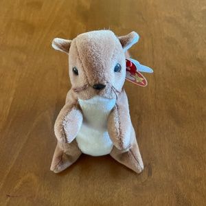 Ty Beanie Babies "Nuts" Squirrel, 1996